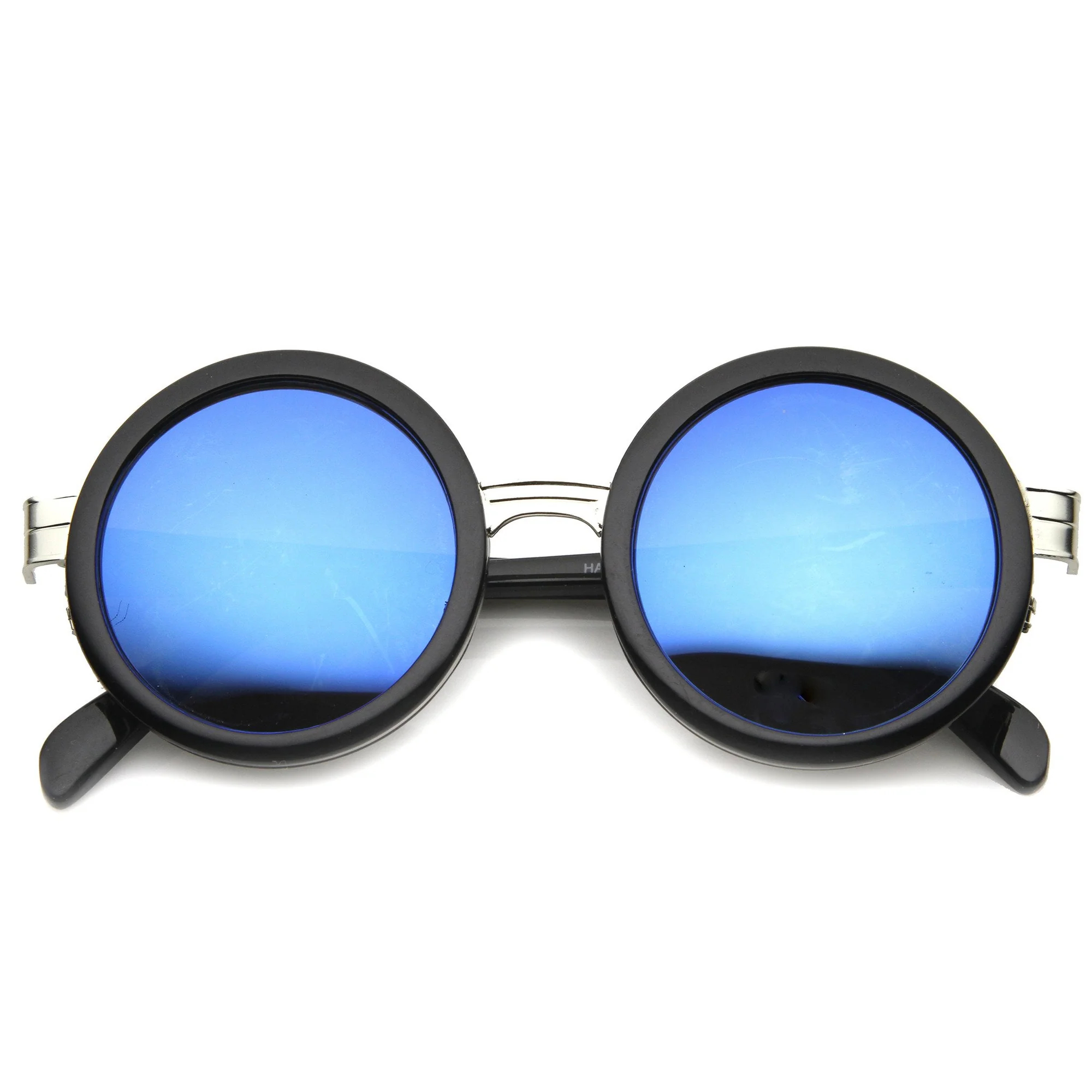 Brine Matte Black Blue Mirror Polarized Glass